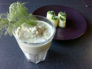 Zuppa finocchio e cocco