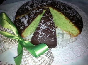 Torta menta e cioccolato