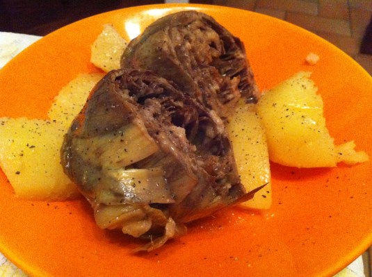 Carciofi in guazzetto