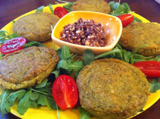 Vegan burger - Tofu e piselli